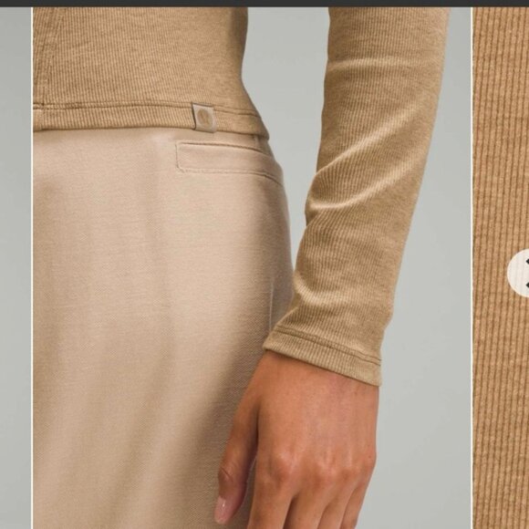 Lululemon Ribbed WoolBlend TurtleneckHeathered Allspice size 8 - Picture 12 of 13
